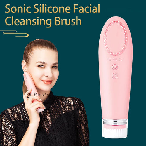 "Multifunction Facial Cleaning Brush with Hot Compress & Eye Care"
