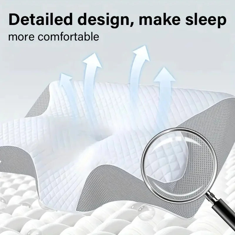 "Ergonomic Neck Pillow for Better Sleep – Cervical Support"