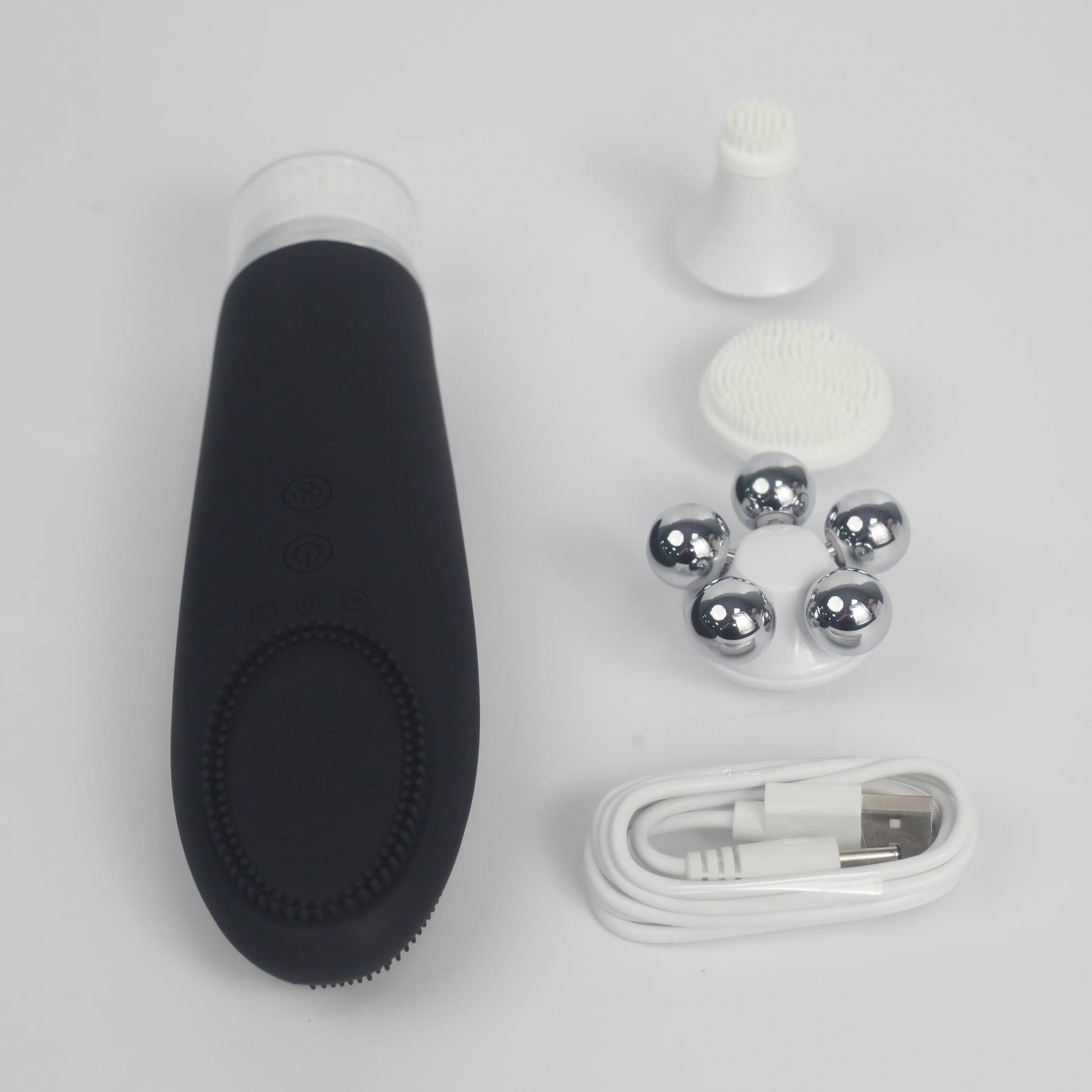 "Multifunction Facial Cleaning Brush with Hot Compress & Eye Care"