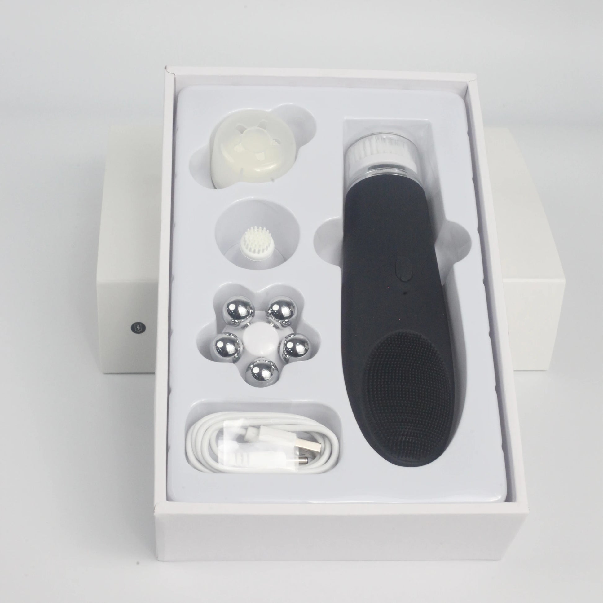 "Multifunction Facial Cleaning Brush with Hot Compress & Eye Care"
